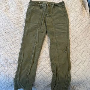 Green Jean pants